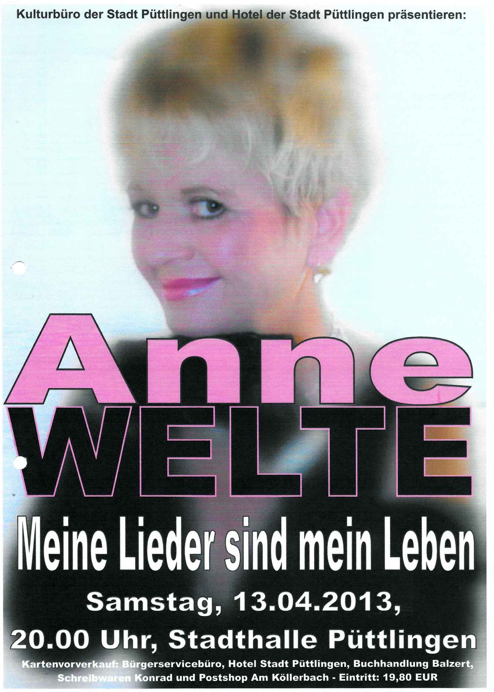 Anne Welte-Plakat